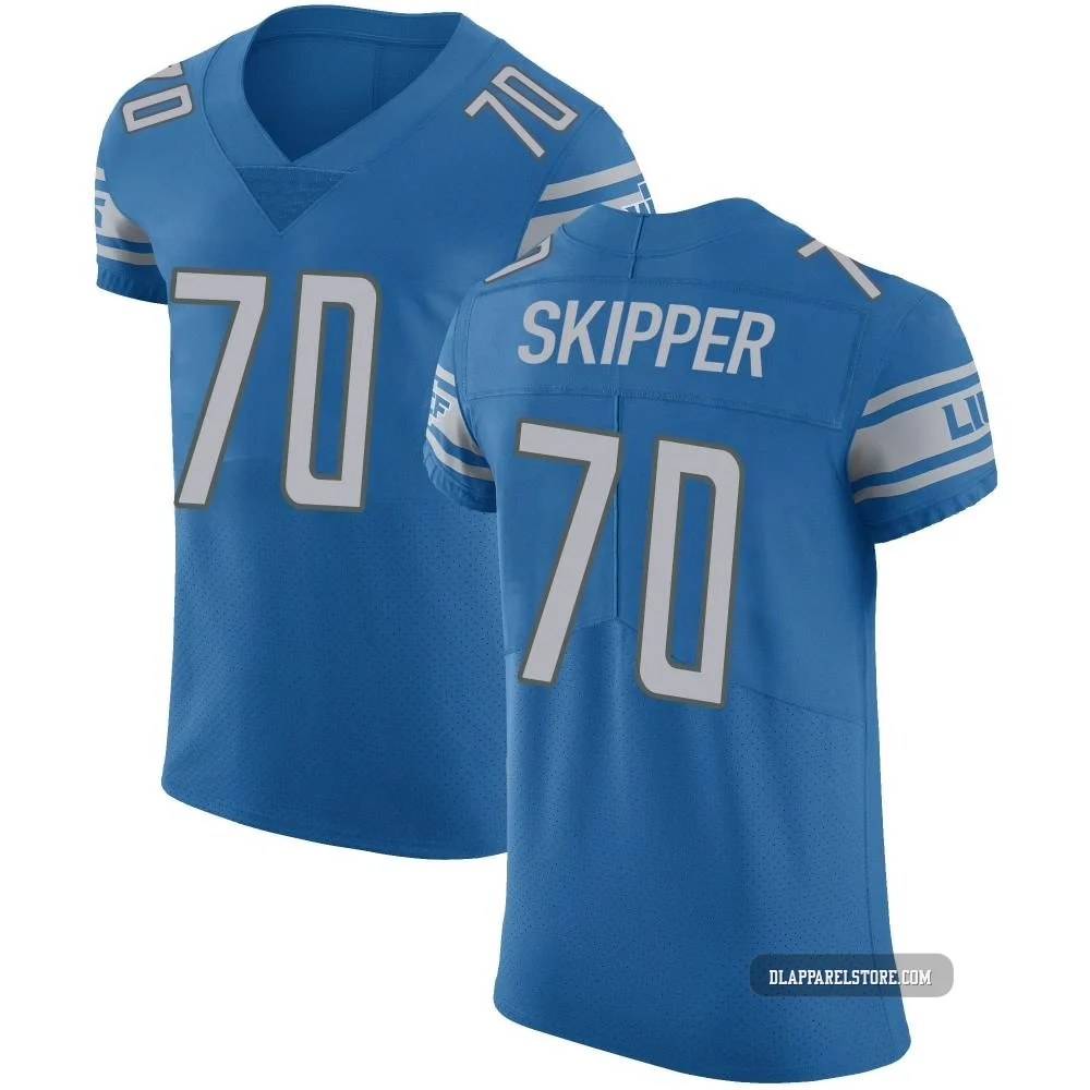 Dan Skipper ＃70 Detroit Lions Elite Team Color Vapor Untouchable Jersey - Men's Blue