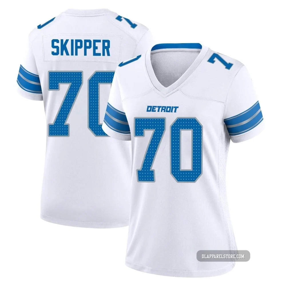 Dan Skipper ＃70 Detroit Lions Game 2nd Jersey - Women's White