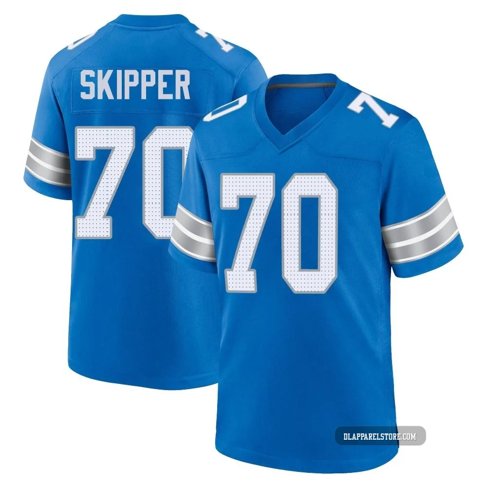 Dan Skipper ＃70 Detroit Lions Game 2nd Jersey - Youth Blue