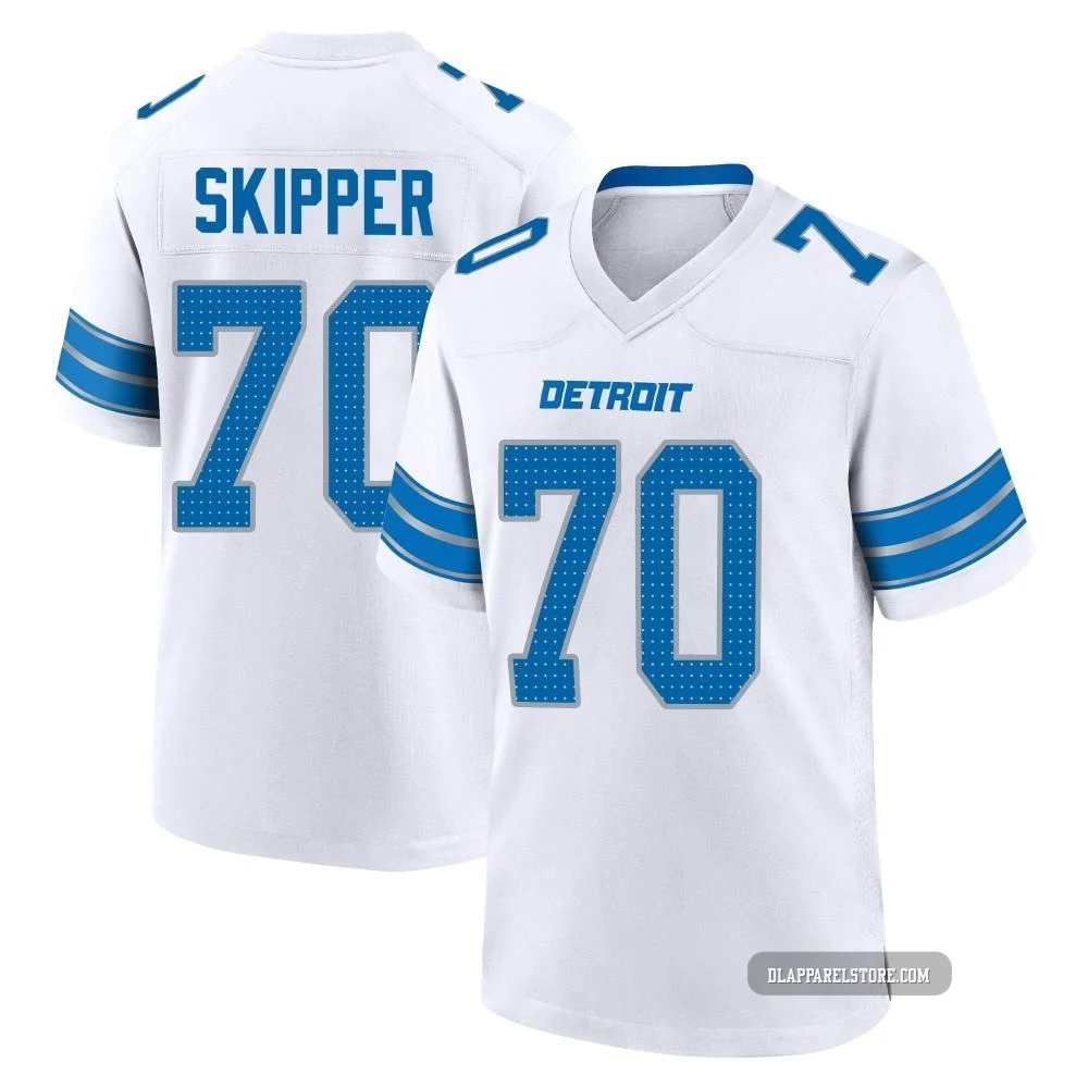 Dan Skipper ＃70 Detroit Lions Game 2nd Jersey - Youth White
