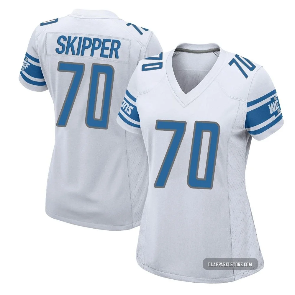 Dan Skipper ＃70 Detroit Lions Game Jersey - Women's White