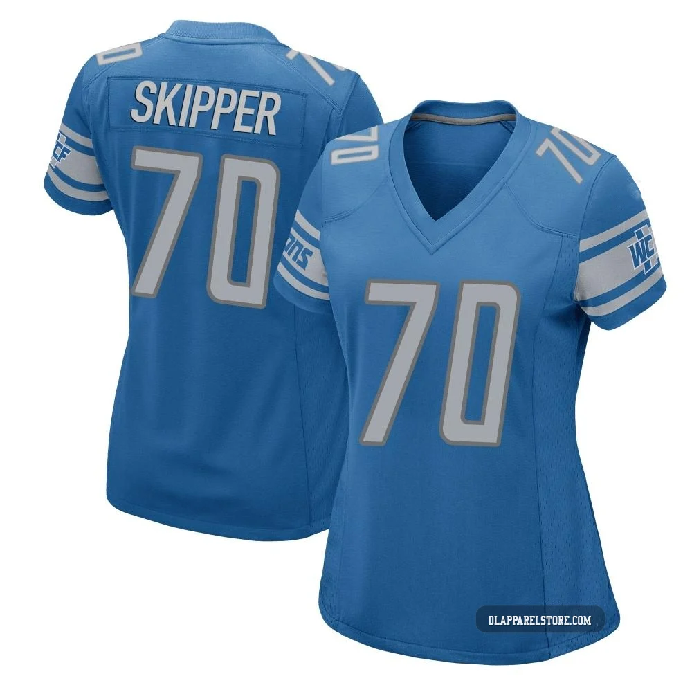 Dan Skipper ＃70 Detroit Lions Game Team Color Jersey - Women's Blue