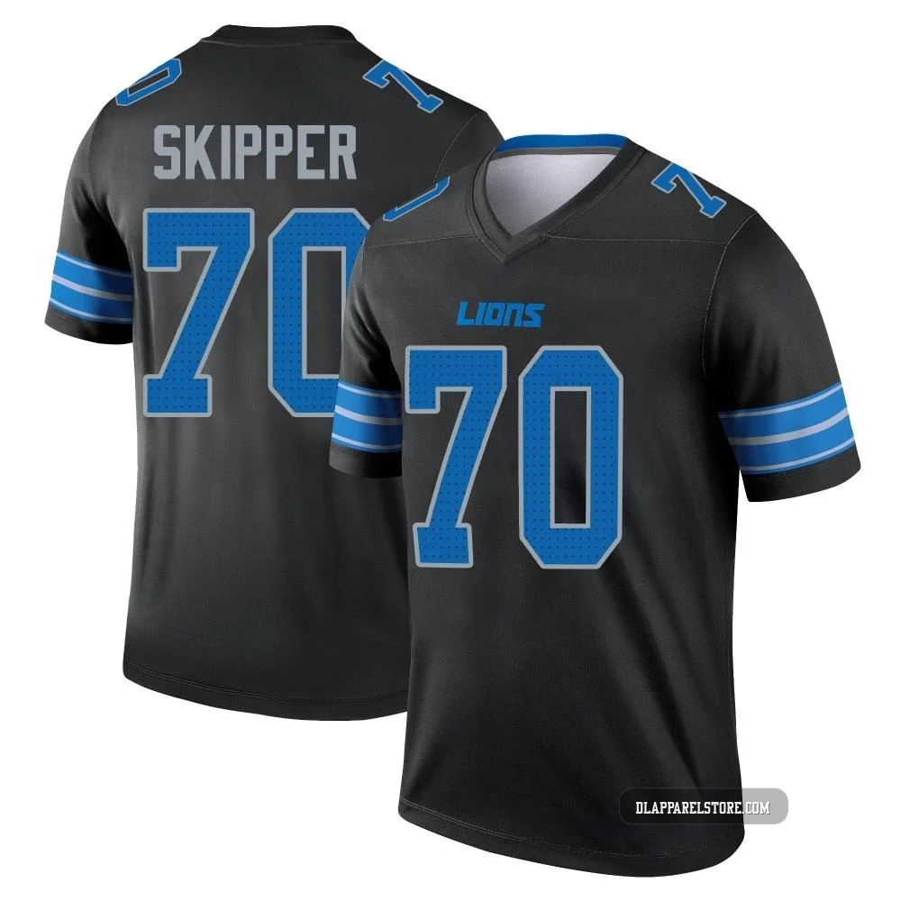 Dan Skipper ＃70 Detroit Lions Legend Jersey - Men's Black