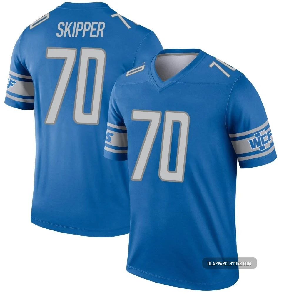 Dan Skipper ＃70 Detroit Lions Legend Jersey - Men's Blue