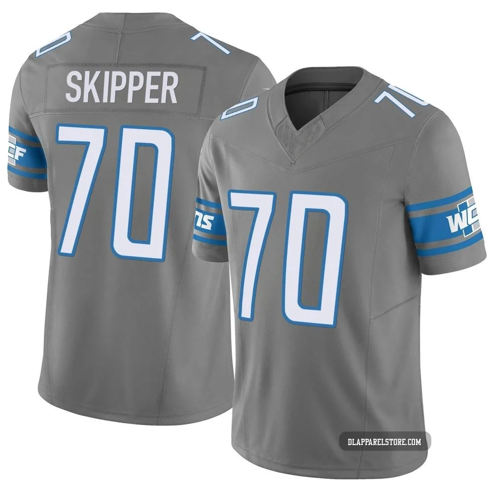Dan Skipper ＃70 Detroit Lions Limited Silver Vapor F.U.S.E. Jersey - Youth