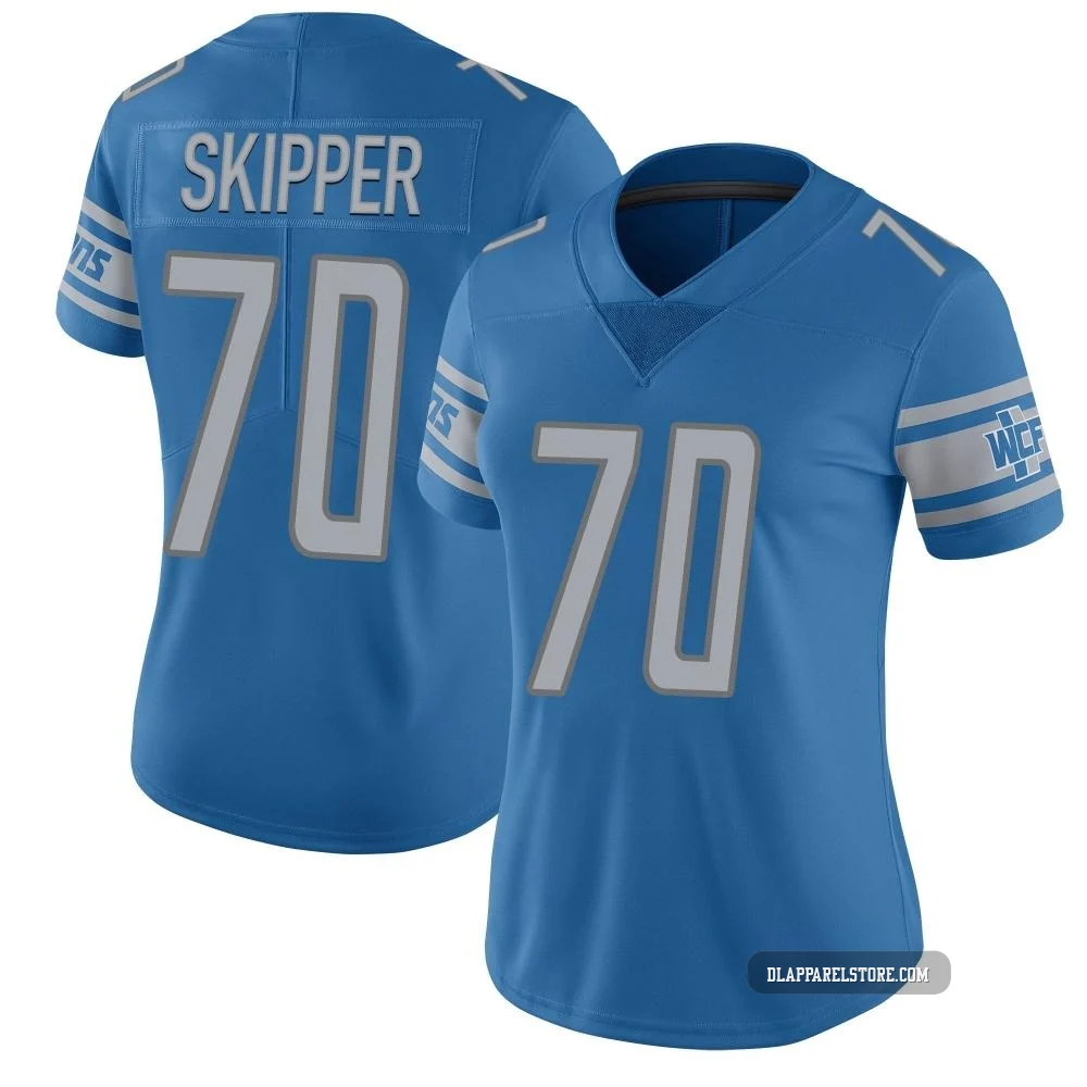 Dan Skipper ＃70 Detroit Lions Limited Team Color Vapor Untouchable Jersey - Women's Blue