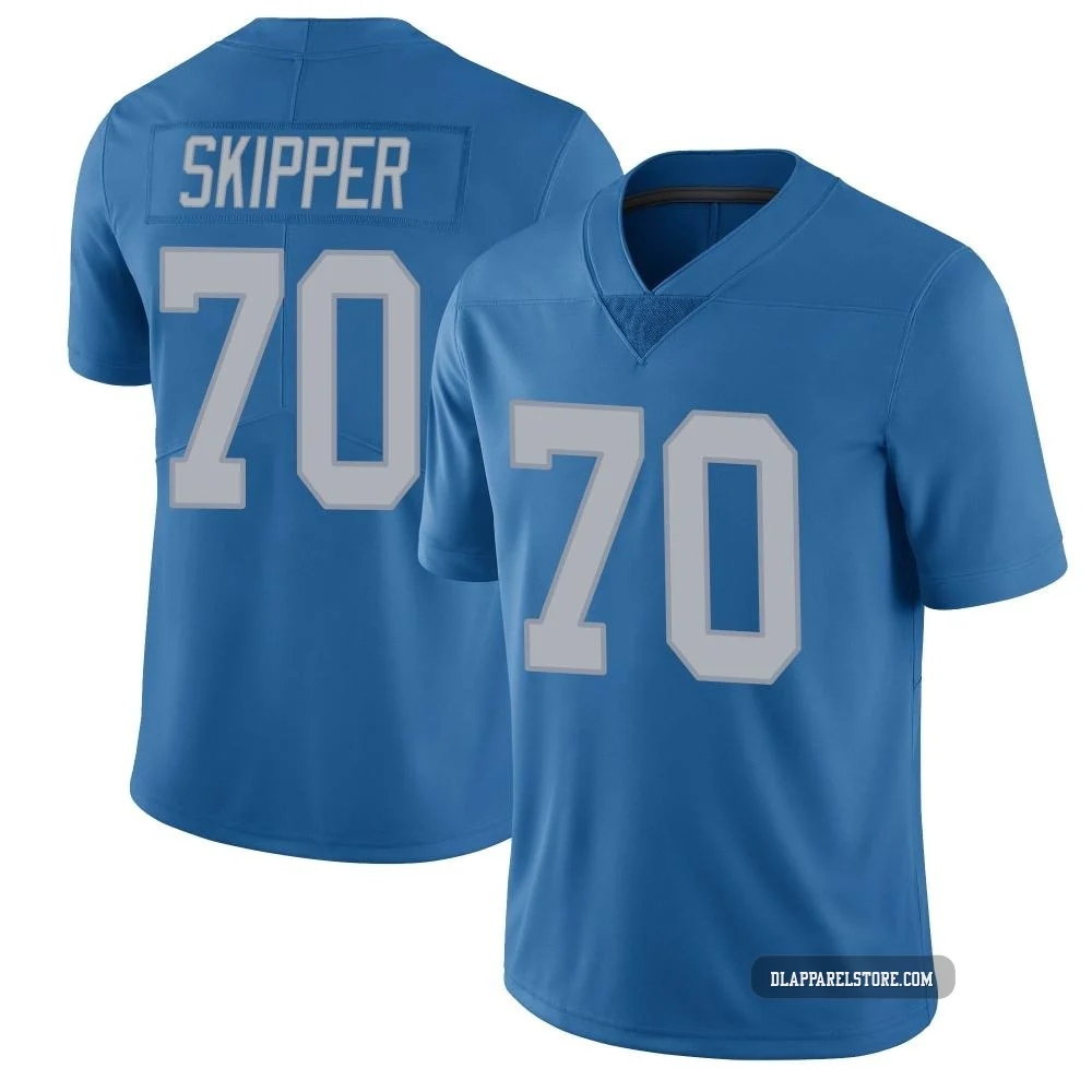 Dan Skipper ＃70 Detroit Lions Limited Throwback Vapor Untouchable Jersey - Youth Blue