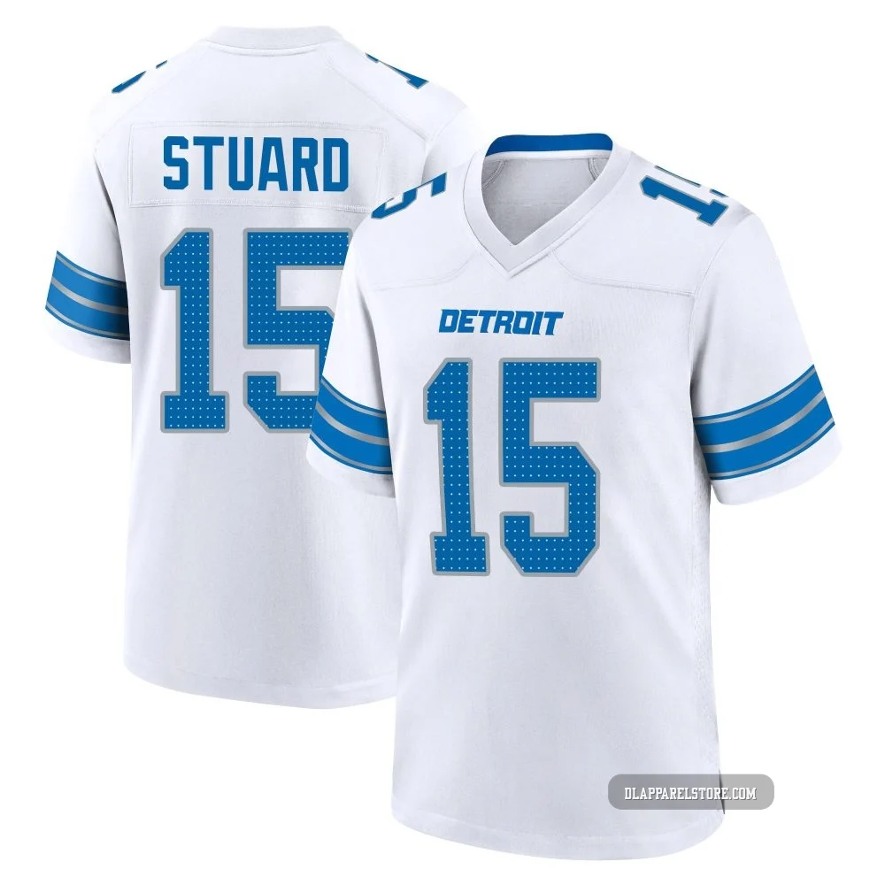 Grant Stuard ＃15 Detroit Lions Game 2nd Jersey - Youth White