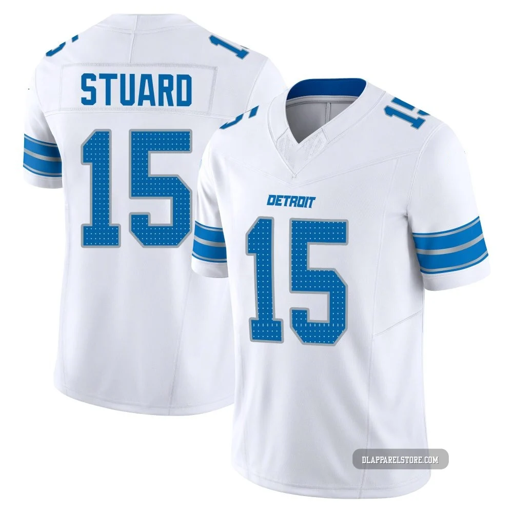 Grant Stuard ＃15 Detroit Lions Limited Vapor F.U.S.E. 2nd Jersey - Youth White