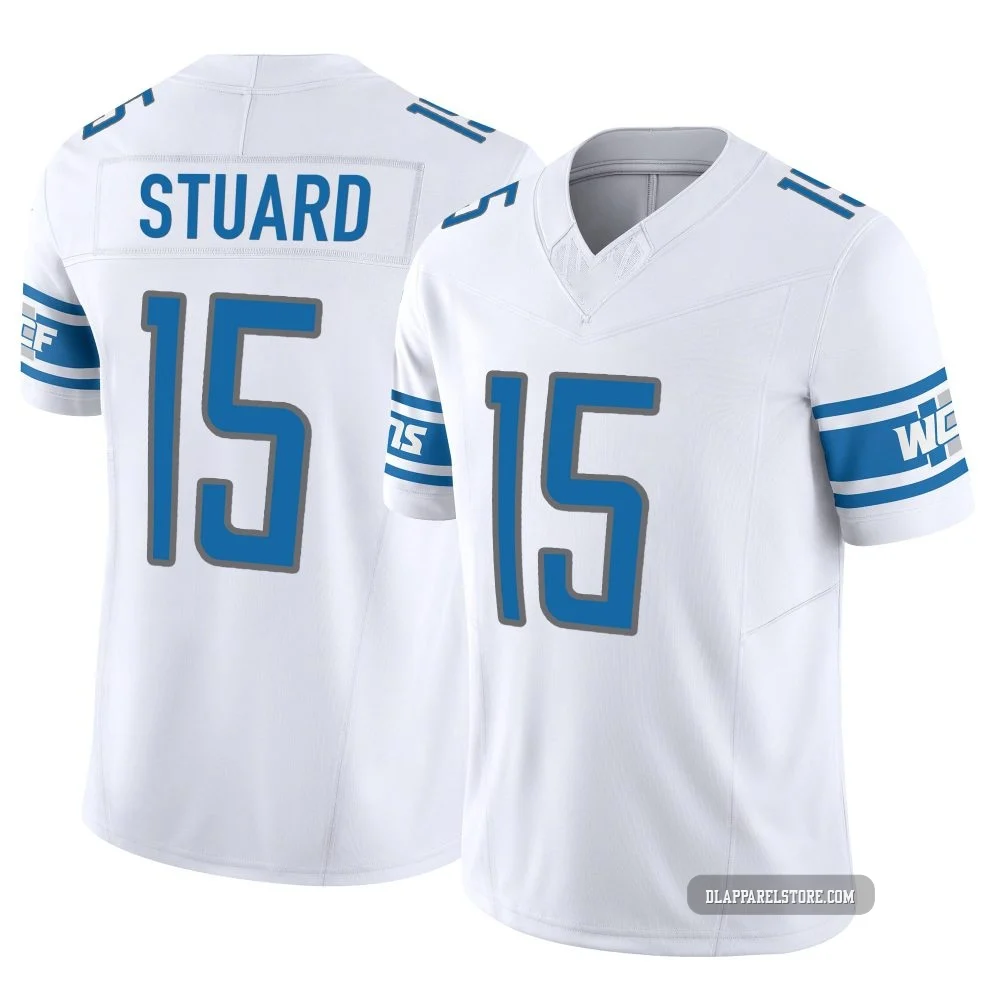 Grant Stuard ＃15 Detroit Lions Limited Vapor F.U.S.E. Jersey - Youth White