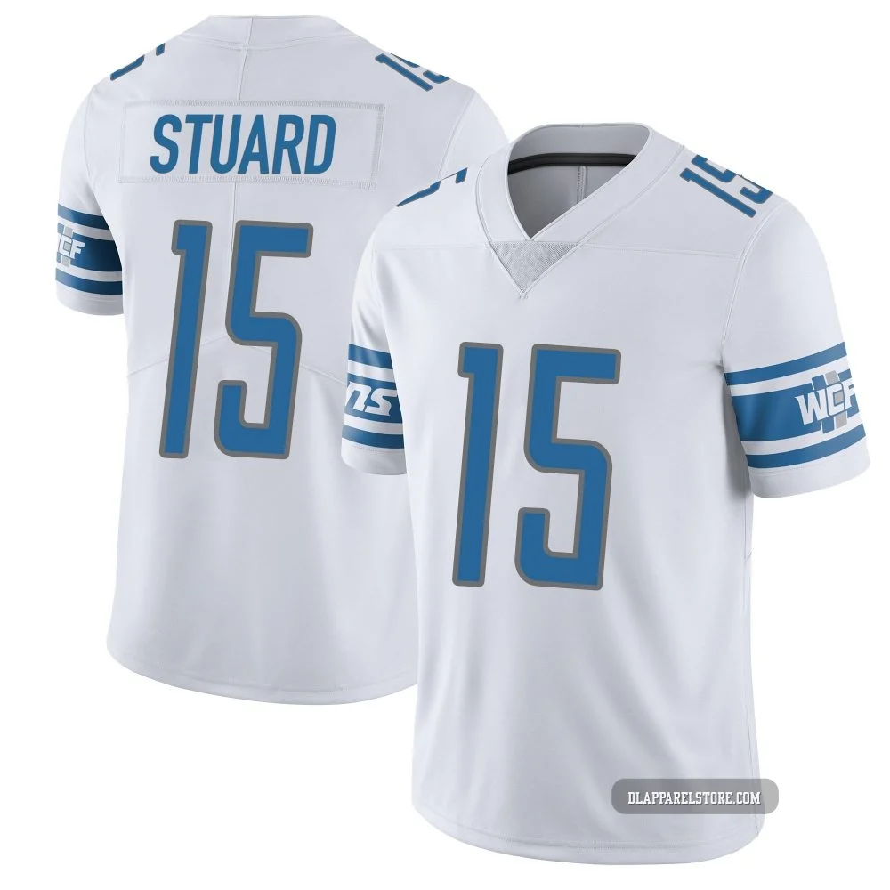 Grant Stuard ＃15 Detroit Lions Limited Vapor Untouchable Jersey - Men's White
