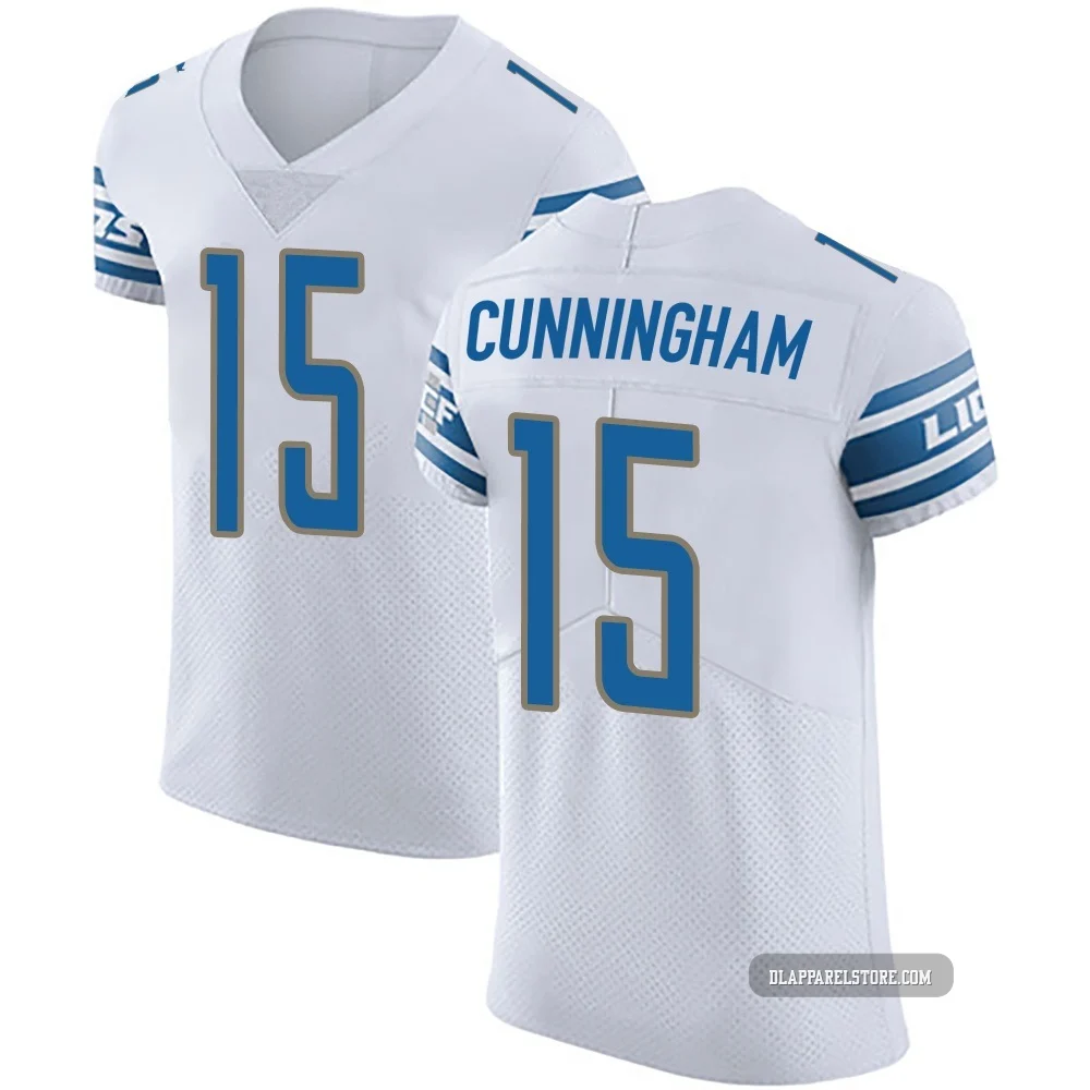 Malik Cunningham ＃15 Detroit Lions Elite Vapor Untouchable Jersey - Men's White