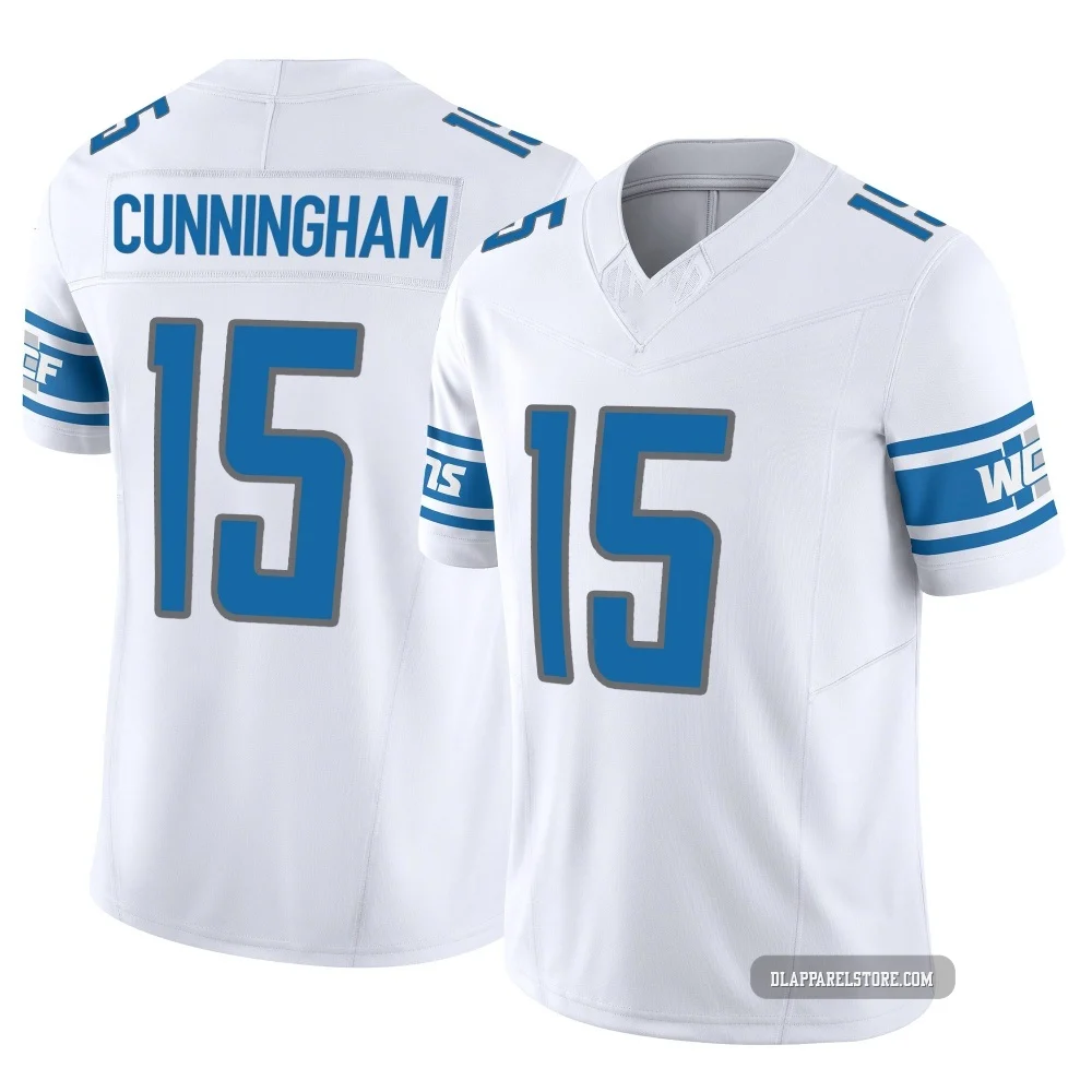 Malik Cunningham ＃15 Detroit Lions Limited Vapor F.U.S.E. Jersey - Youth White