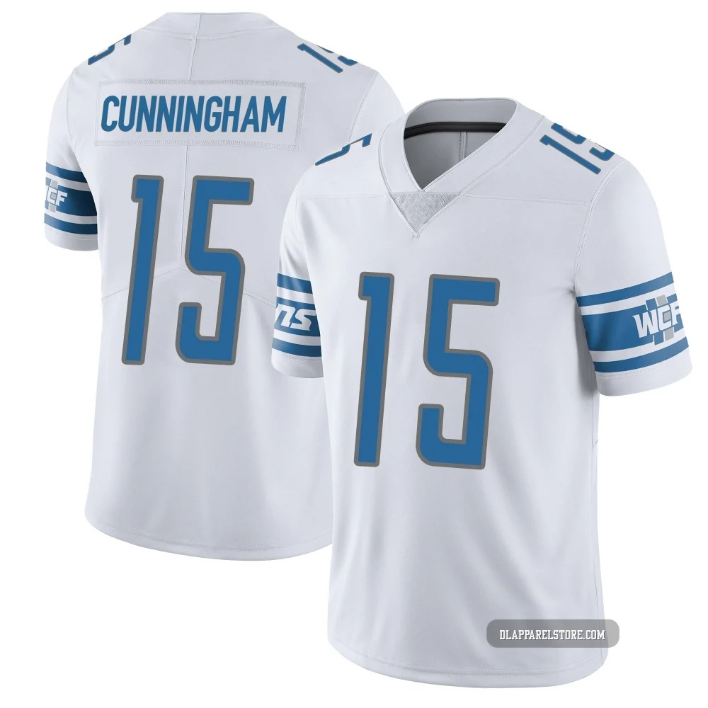 Malik Cunningham ＃15 Detroit Lions Limited Vapor Untouchable Jersey - Men's White